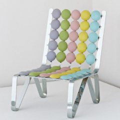 'Smarties Geometries' chair, 2003  by Mattia Bonetti - Phillips de Pury & Company